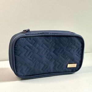 NWT Organizer Bag/Case Cords Electronics Preppy Quilted Sea Blue Women's NISHEL